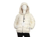 Moncler White Kolima Reversible Faux Fur Jacket