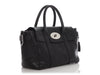 Mulberry Small Black Shrunken Calfskin Bayswater