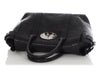 Mulberry Small Black Shrunken Calfskin Bayswater