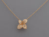 Pasquale Bruni 18K Rose Gold Petit Garden Diamond Pendant Necklace