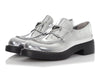 Prada Silver Mirror Loafers