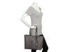 Prada Gray City Calf Shopping Tote