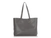 Prada Gray City Calf Shopping Tote