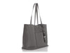 Prada Gray City Calf Shopping Tote