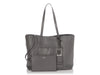 Prada Gray City Calf Shopping Tote