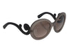 Prada Gray and Black Baroque Sunglasses