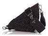 Prada Black Triangle Crochet Bag