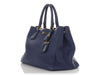 Prada Small Blue Vitello Daino Tote