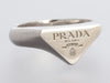 Prada Sterling Silver Symbole Ring