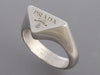 Prada Sterling Silver Symbole Ring