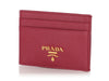 Prada Red Saffiano Card Holder