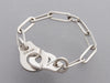 Dinh Van 18K White Gold Menottes R7 Chain Ring