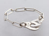 Dinh Van 18K White Gold Menottes R7 Chain Ring