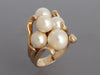 14K Yellow Gold Cultured Pearl Ring