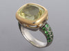 Michael Fletcher Two-Tone Citrine and Tsavorite Ring