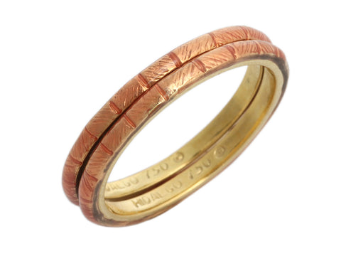 Hidalgo 18K Rose Gold Ring Guard Set