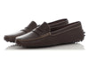 Tod's Brown Leather City Gommino Drivers