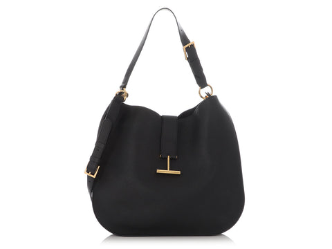 Tom Ford Large Black Tara Crossbody