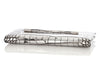 Tom Ford Metallic Silver Croc-Embossed Clutch