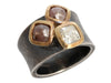 Todd Reed Two-Tone 3-Diamond Ring 2.39 TCW