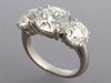 Tiffany & Co. Platinum 5-Carat 3-Stone Diamond Ring