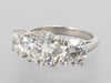 Tiffany & Co. Platinum 5-Carat 3-Stone Diamond Ring