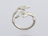 Tiffany & Co. Sterling Silver Paloma Picasso Bypass Olive Leaf Ring