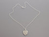 Tiffany & Co. Sterling Silver Paloma Picasso Olive Leaf Pendant Necklace