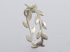 Tiffany & Co. Sterling Silver Paloma Picasso Olive Leaf Pierced Hoop Earrings