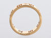 Tiffany & Co. 18K Rose Gold Diamond Pierced Atlas Band Ring