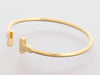 Tiffany & Co. Narrow 18k Yellow Gold T Wire Bracelet