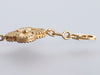 Van Cleef & Arpels 18K Yellow Gold 5-Motif Diamond Guilloché Vintage Alhambra Bracelet