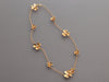 Van Cleef & Arpels 18K Yellow Gold Diamond 9-Motif Frivole Necklace