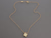 Van Cleef & Arpels 18K Yellow Gold MOP Vintage Alhambra 2018 Holiday Pendant Necklace