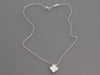 Van Cleef & Arpels 18K White Gold Mother of Pearl Vintage Alhambra Pendant Necklace