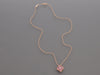 Van Cleef & Arpels 18K Rose Gold Rhodonite Diamond 2021 Holiday Pendant Necklace