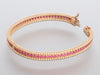 Van Cleef & Arpels 18K Rose Gold Ruby Perlée Bracelet