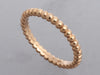 Van Cleef & Arpels Small 18K Rose Gold Perlée of Pearls Band Ring