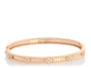 Van Cleef & Arpels 18K Rose Gold Diamond Perlée Bracelet