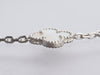 Van Cleef & Arpels 18K White Gold 20-Motif Vintage Alhambra MOP Necklace