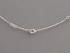 Van Cleef & Arpels 14K White Gold MOP Magic Alhambra Pendant Necklace