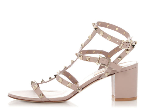 Valentino Poudre Rockstud Sandals