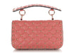 Valentino Small Pink Floral Embroidered Rockstud Shoulder Bag