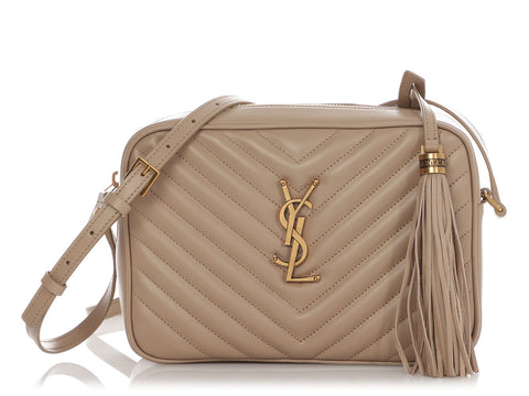 Saint Laurent Medium Beige Lou Camera Bag