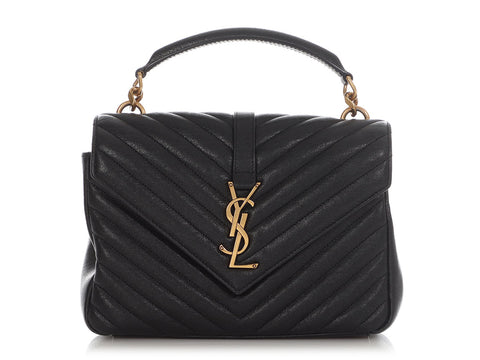 Saint Laurent Medium Black College Bag