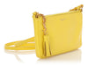 Saint Laurent Yellow Teen Monogram Crossbody Bag