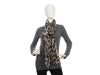 YSL Leopard Print Silk Scarf