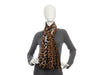 YSL Cheetah Print Silk Scarf