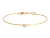 Briony Raymond 18K Yellow Gold Diamond Aura Bonbon Bangle