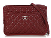 Chanel Burgundy Quilted Calfskin Crossbody